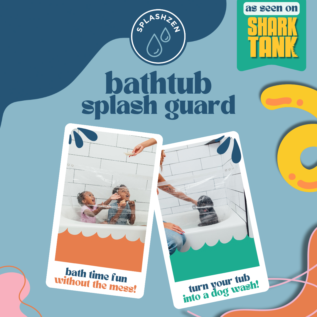 BATHTUB SPLASH GUARD (pre-order, ships mid-december)