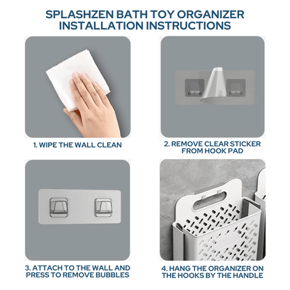SplashZen Bath Toy Organizer